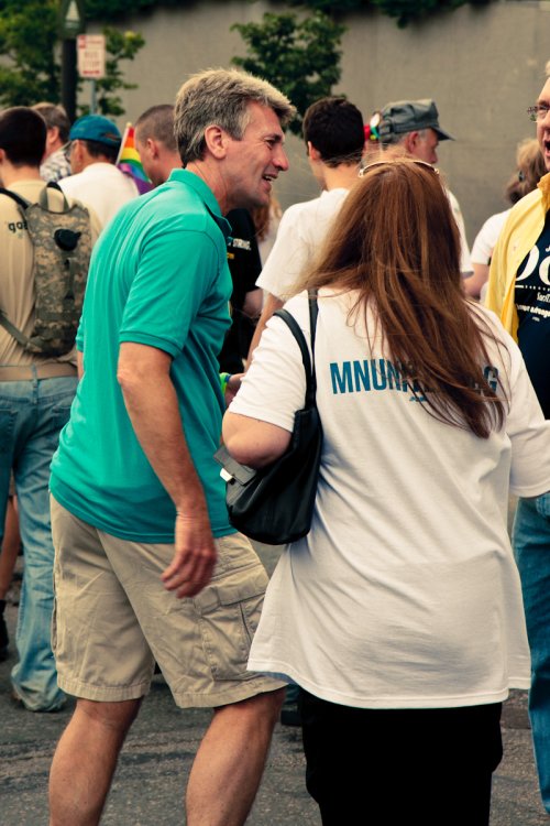 Minneapolis mayor R. T. Rybak at Twin Cities Pride.